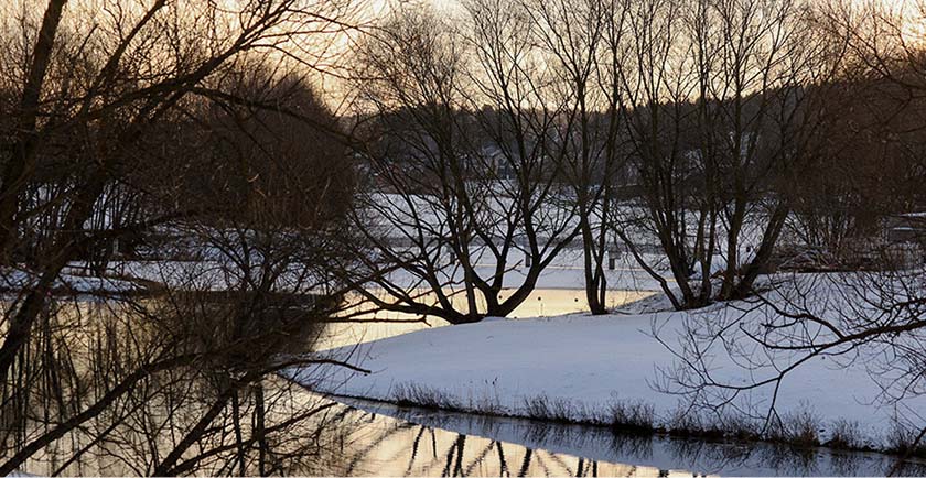 Белгидромет: в ближайшие дни лед на реках западной части Беларуси будет таять и разрушаться