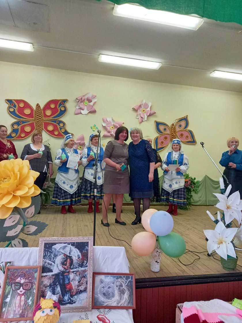 Праздничный огонёк, посвящённый Дню женщин, прошел в агрогородке Ректа и  Красулино