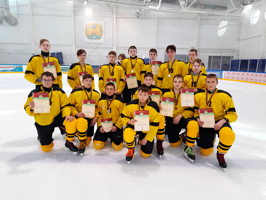 Горецкие хоккеисты заняли второе место в «Золотой шайбе»