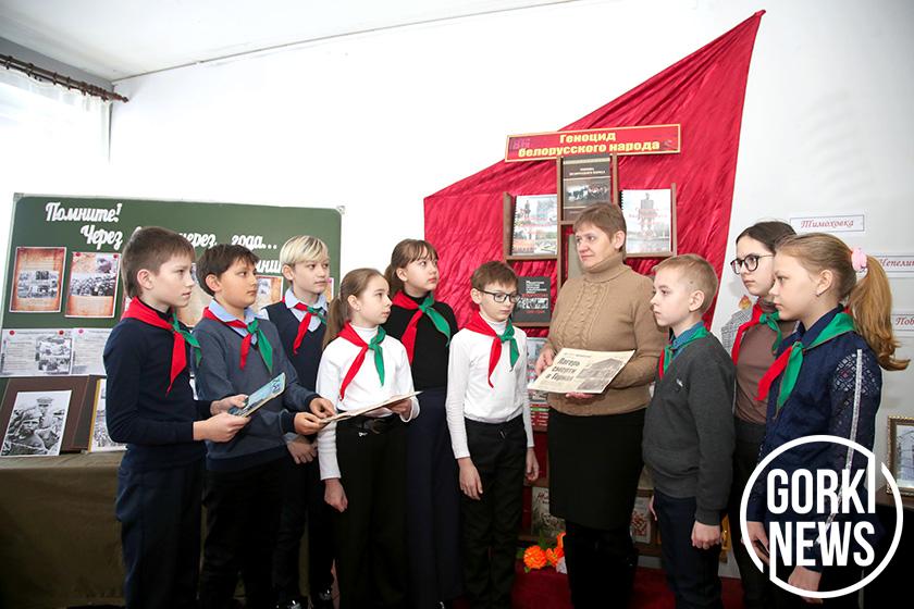 СШ №3 заняла 2-е место в районном конкурсе «Лучшая экспозиция «Геноцид белорусского народа. Без срока давности»»