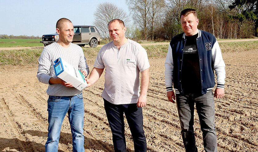 Посев сахарной свеклы в ОАО «Маслаки» идет полным ходом