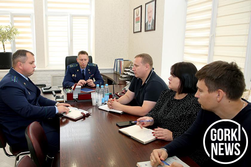 В Горках прошел выездной прием зампрокурора области