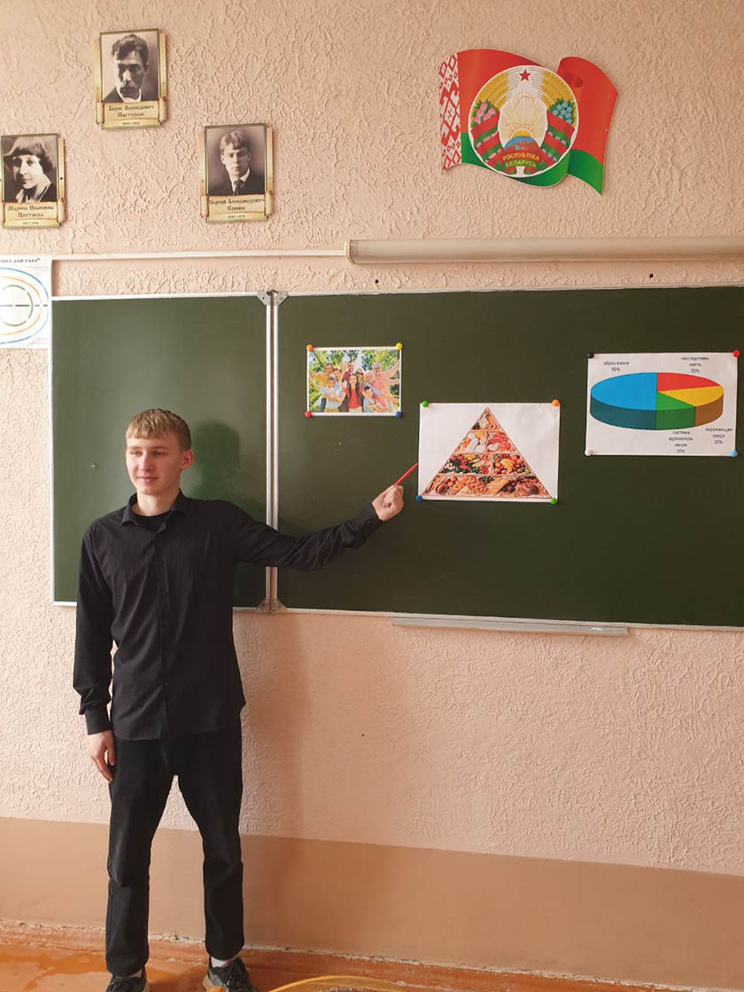 Посмотрите, как проходит месячник здорового образа жизни в СШ № 1