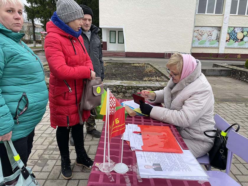 Электоральная кампания в Горках проходит организованно 