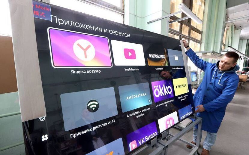 В Беларуси начали выпускать 100-дюймовые телевизоры