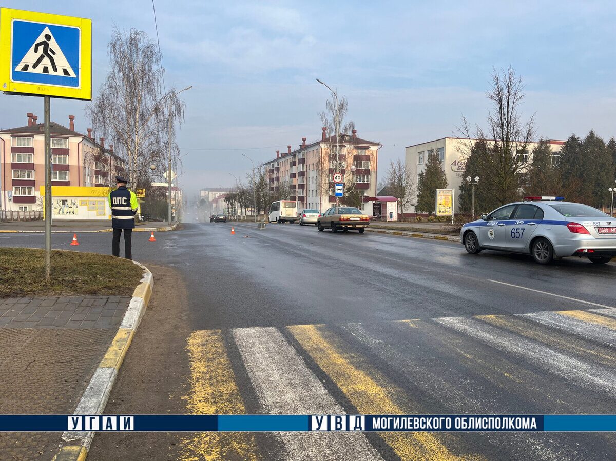 В Горках в результате ДТП пострадала женщина