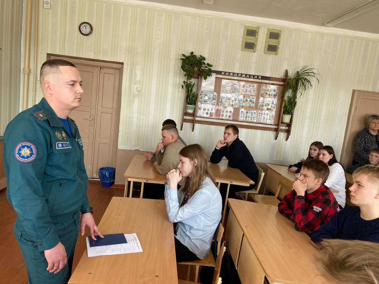 Как стать спасателем? Об этом рассказал заместитель начальника Горецкого РОЧС