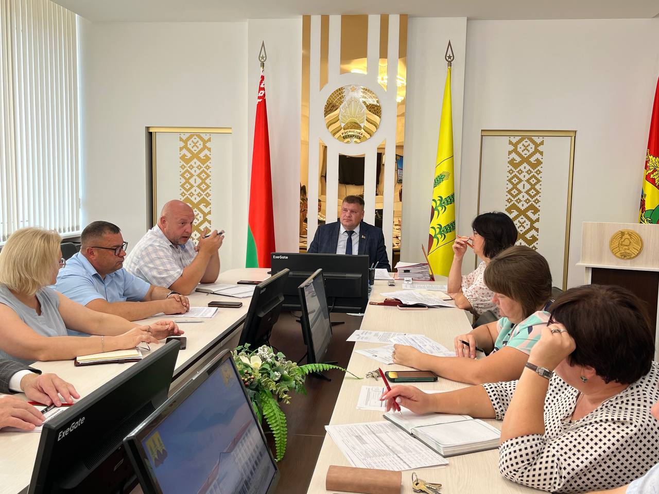 На планерке председатель райисполкома определил задачи на ближайшее время