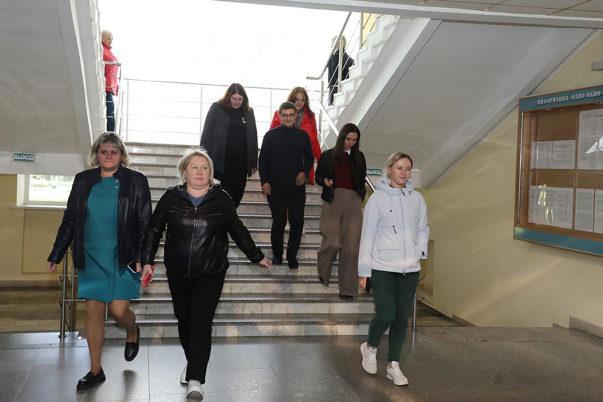 В БГСХА провели тренировочную эвакуацию работников и студентов