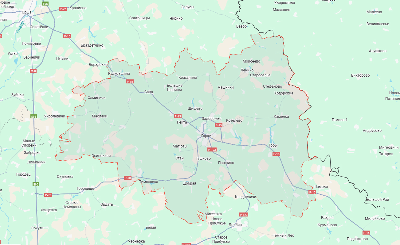 В каких населенных пунктах Горецкого района планируется уточнить границы?