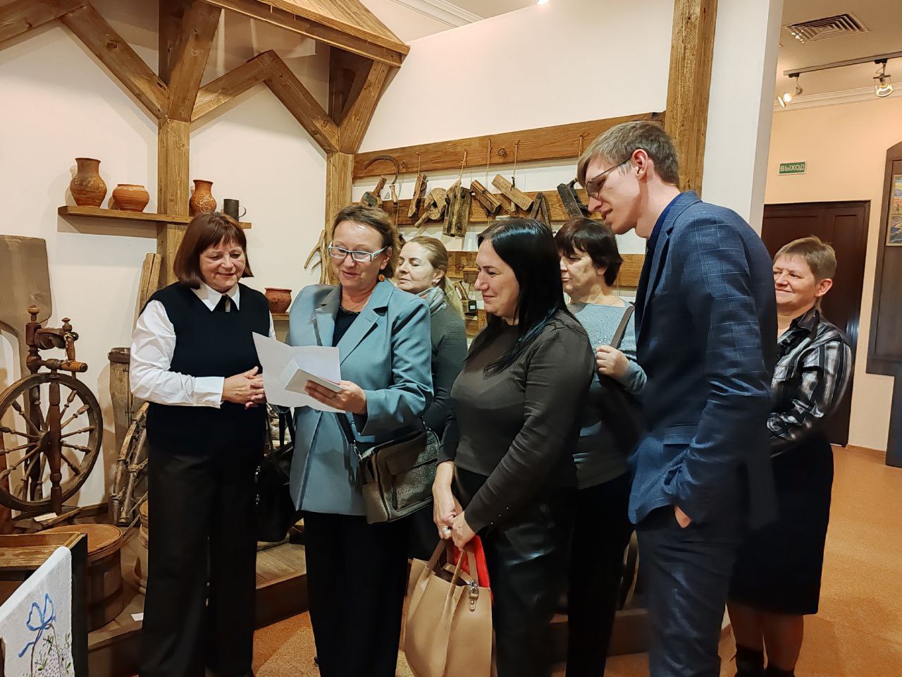 В районном музее прошло районное учебно-методическое объединение учителей истории и обществоведения учреждений образования