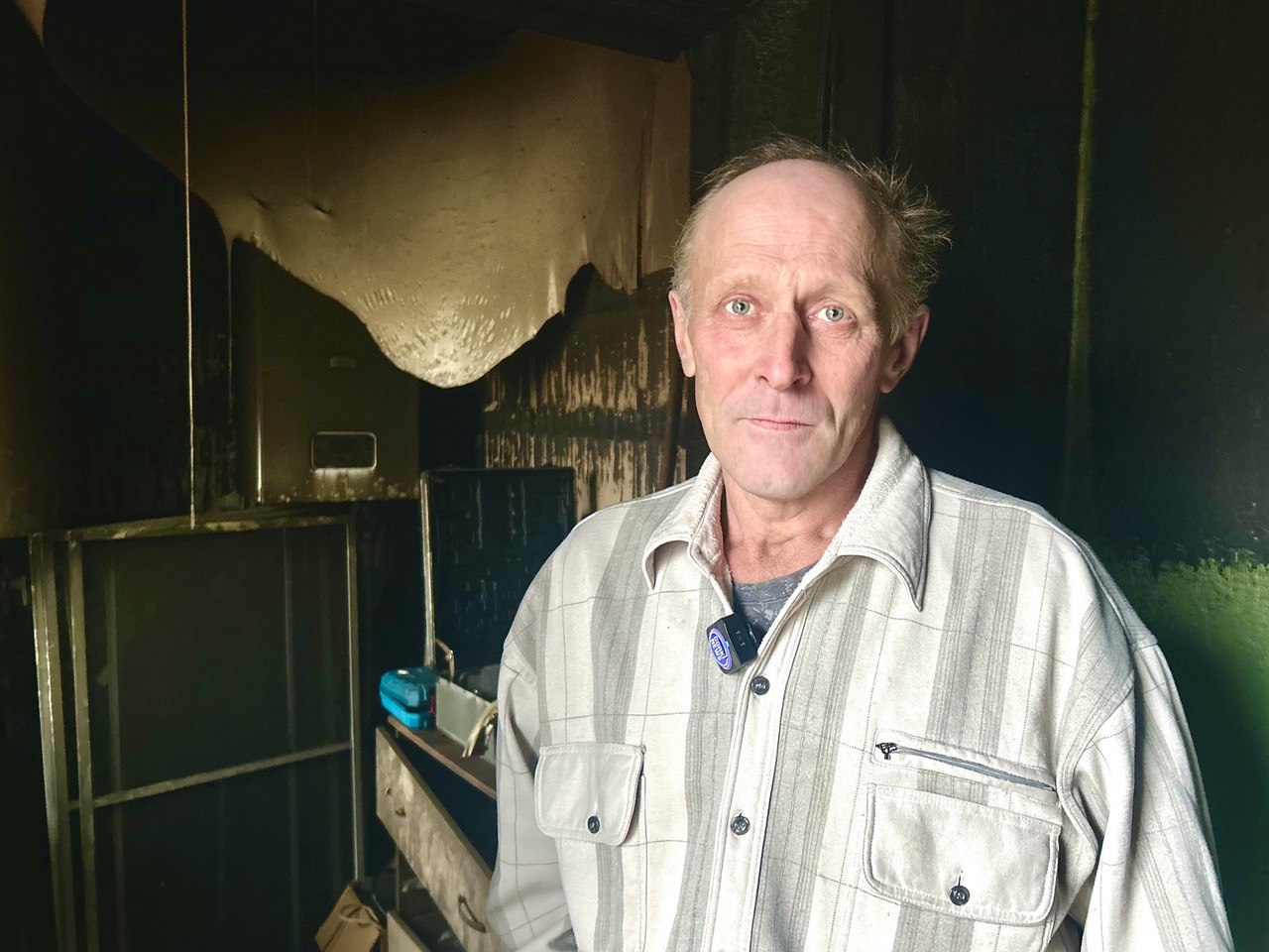 История из первых уст: на пожаре житель аг. Овсянка Сергей Шиндиков спас двоих детей