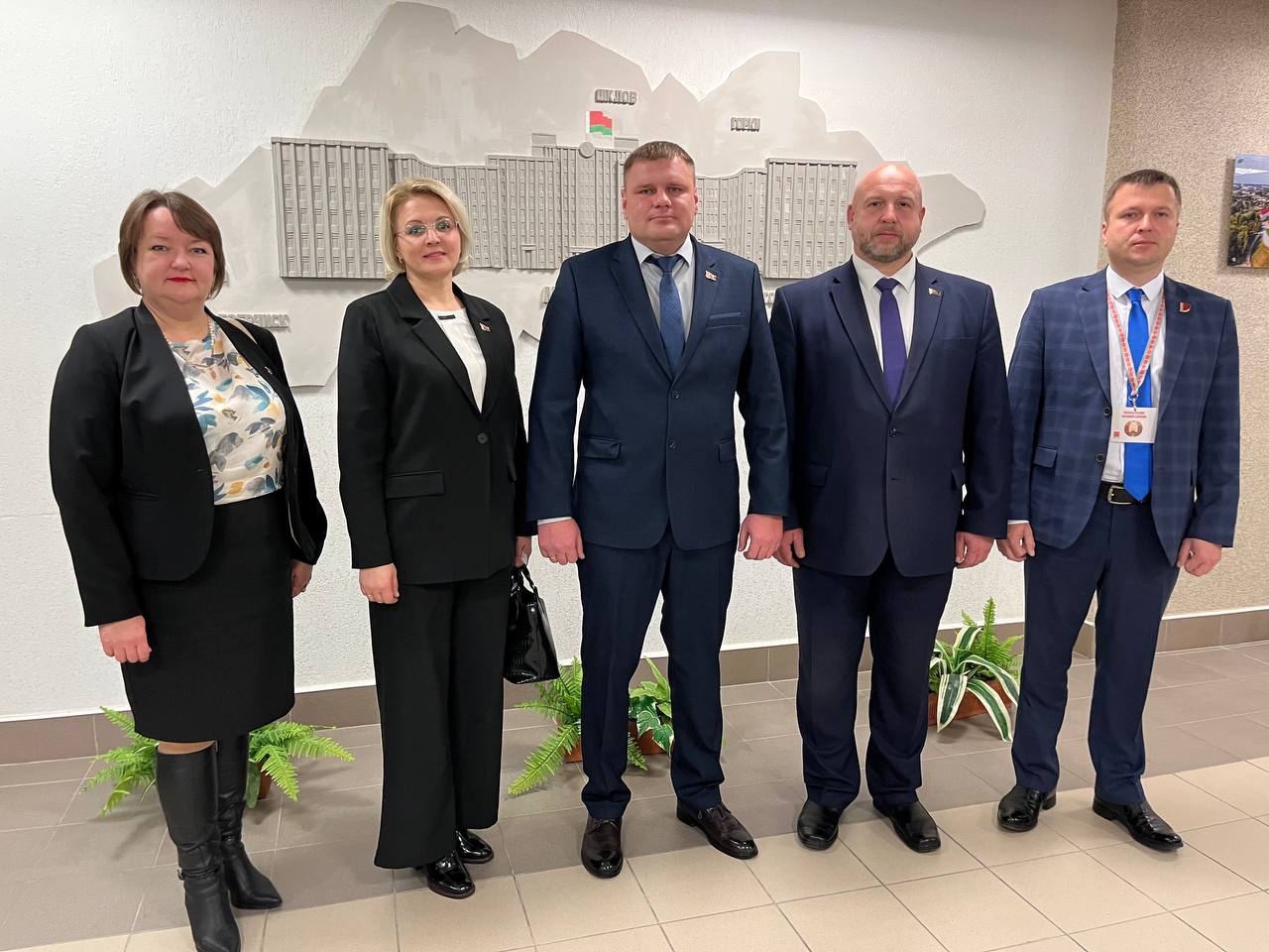 Горецкая делегация во главе с председателем райисполкома отправилась на второе заседание VII Всебелорусского народного собрания