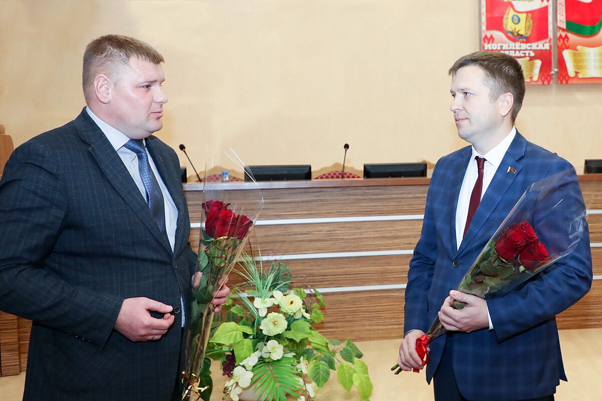 Директора Горецкого педколледжа Алексея Левицкого поздравили с юбилеем