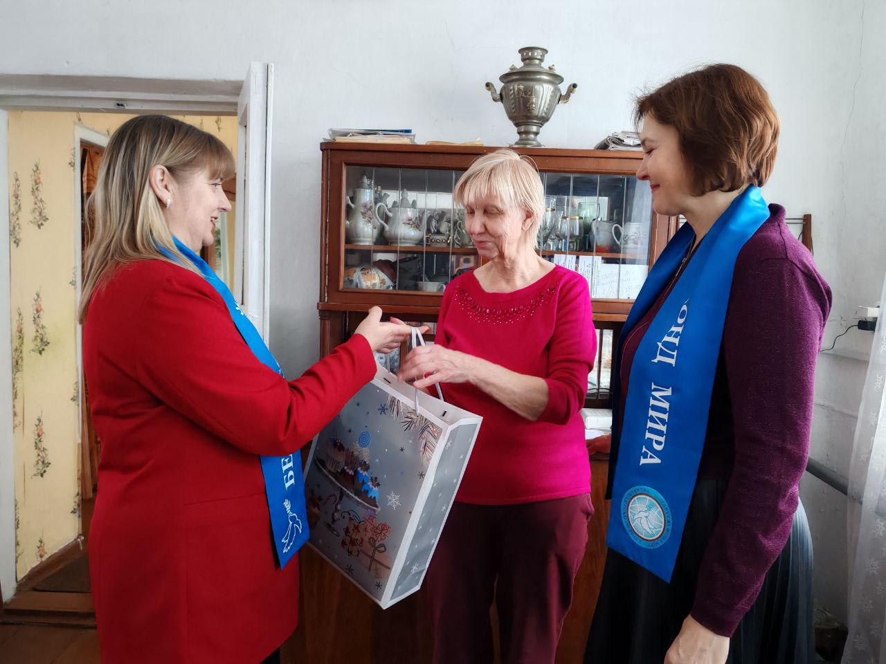 В Рождественский сочельник поздравили единственного в районе участника Великой Отечественной войны Михаила Бобылева