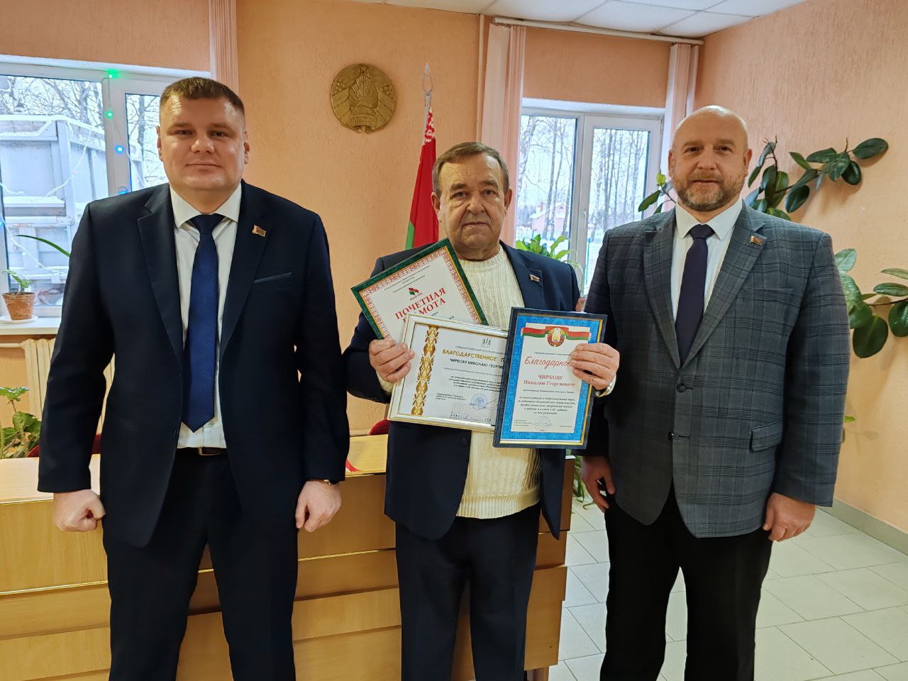 Свой 65-летний юбилей отмечает председатель Коптевского сельского исполнительного комитета Николай Чирков