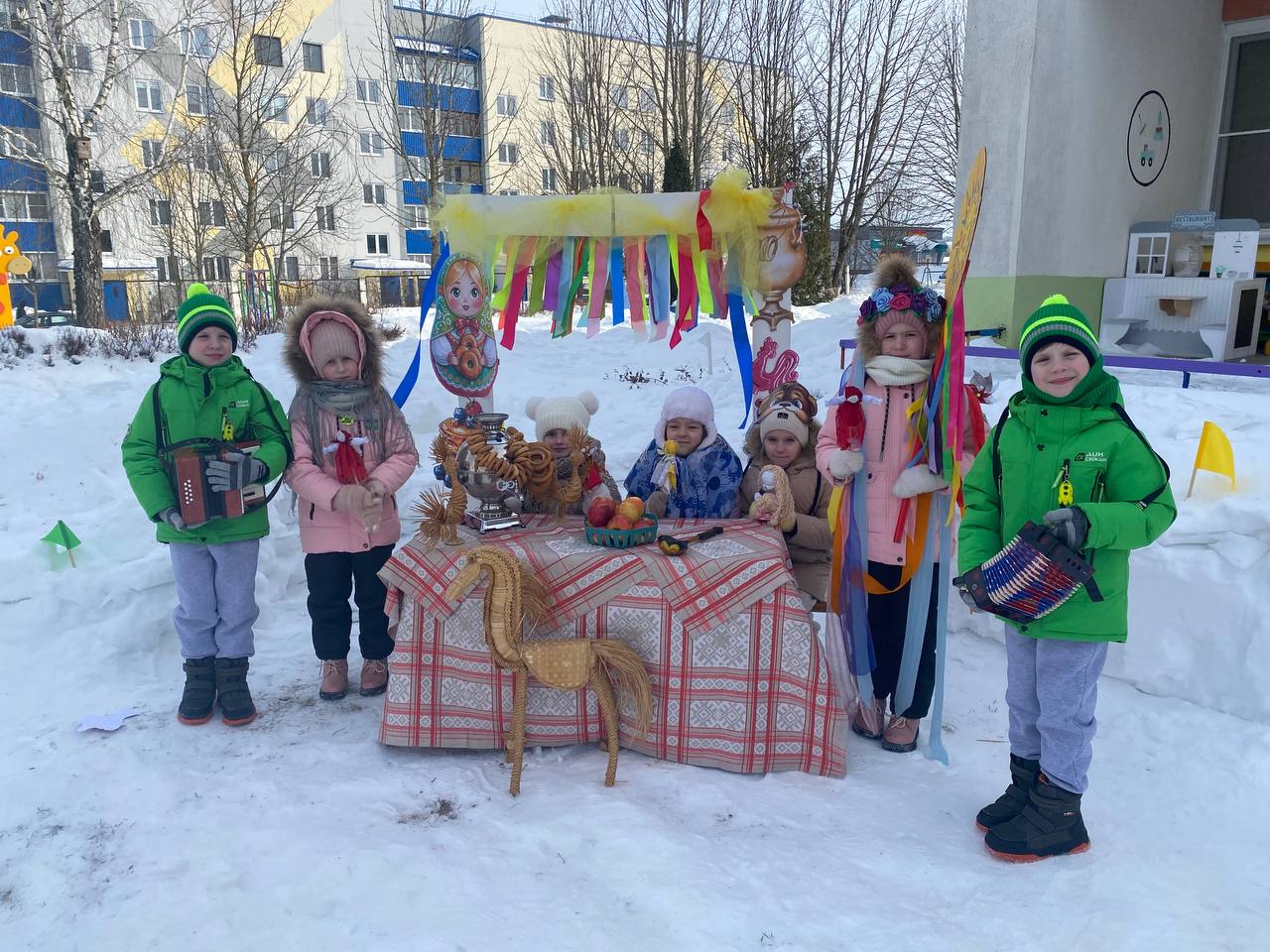 Праздник для детворы. В детском саду №6 Зиму провожали и Весну зазывали