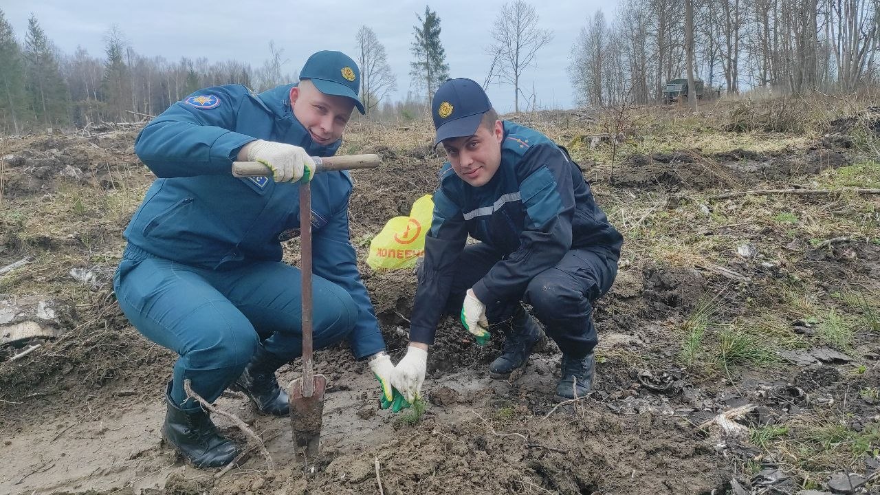 ФОТОФАКТ: спасатели присоединились к акции «Лес, Дабро, Парадак!»
