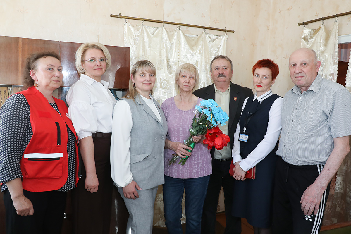 Единственного в районе ветерана Великой Отечественной войны Михаила Бобылева поздравили в преддверии Дня Победы