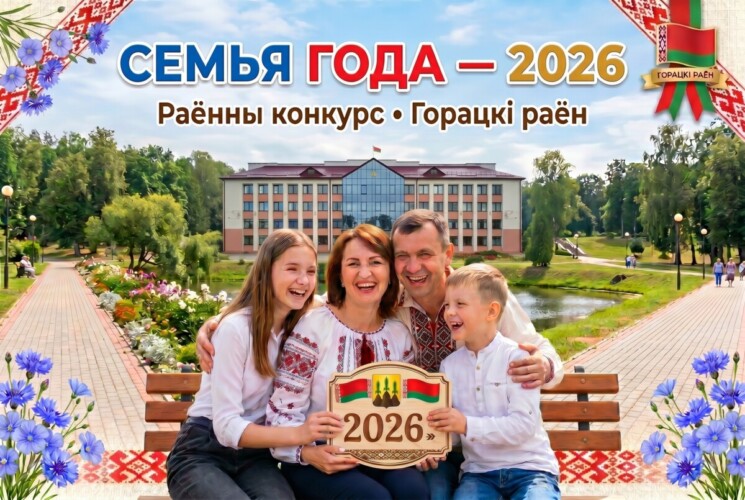 Горецкий район приглашает семьи принять участие в конкурсе «Семья года — 2026»
