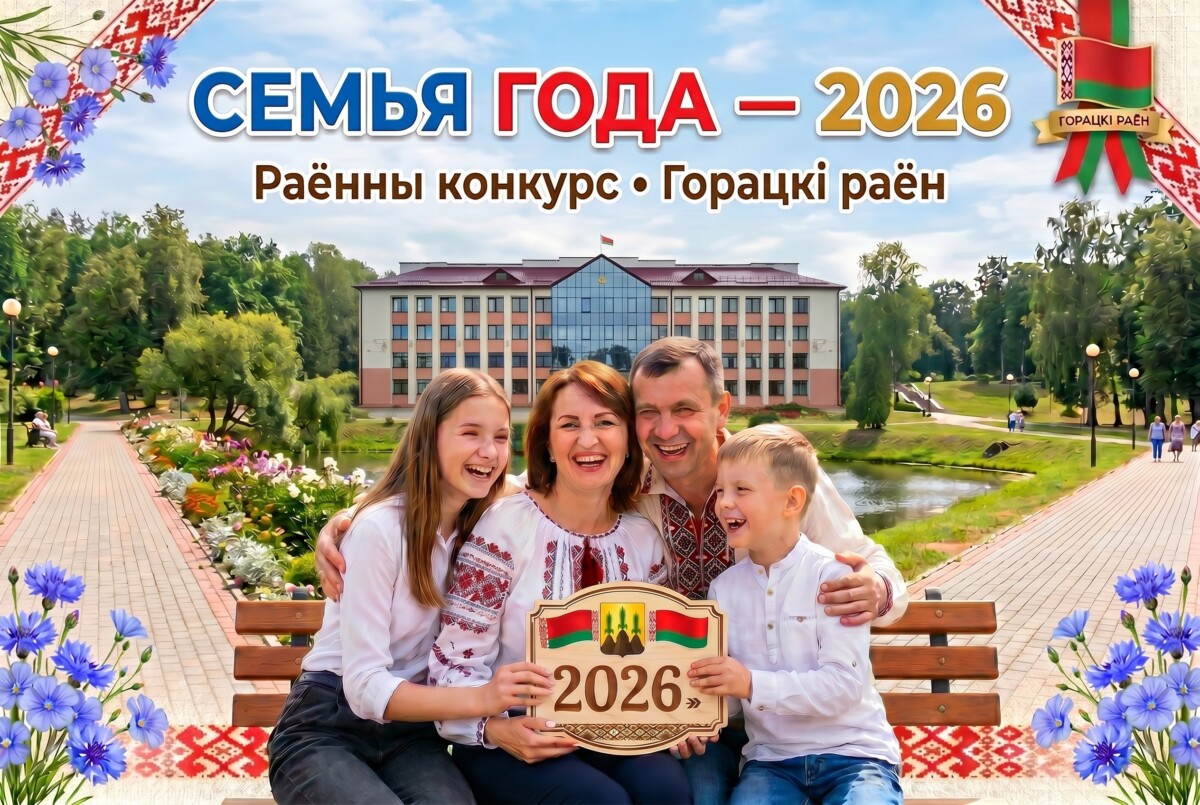Горецкий район приглашает семьи принять участие в конкурсе «Семья года — 2026»