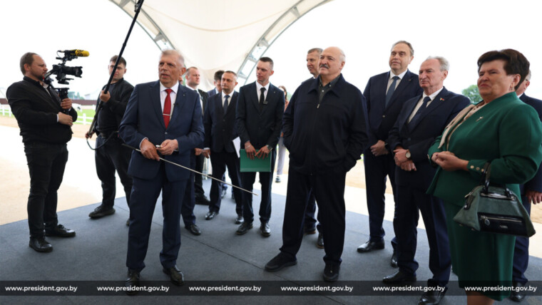 Рабочая поездка в Узденский район Минской области