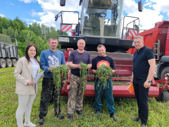 В Горецком районе набирает темпы кормозаготовительная кампания